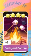 Backyard Bonfire_ Monopoly Go 4 Stars ⭐⭐⭐⭐ Fast Delivery