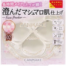 CANMAKE Marshmallow Finish Powder 02 Abloom 4g SPF19 PA++ - US Seller
