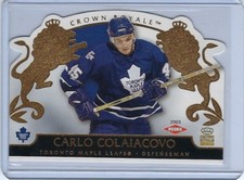 2002-03 Pacific Crown Royale #138 CARLO COLAIACOVO Toronto Maple Leafs RC /2299