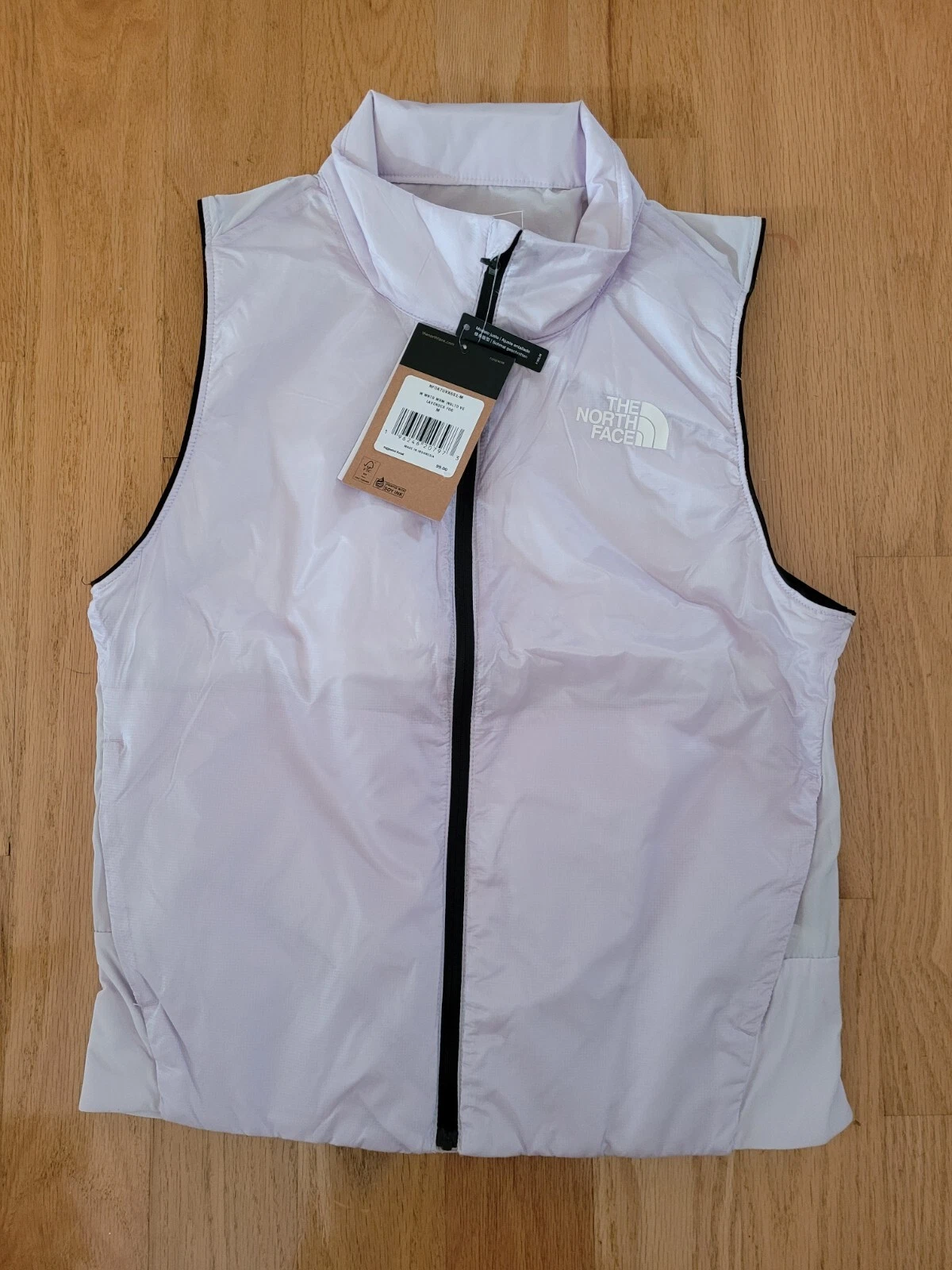 The North Face Women's Vest Zip Warm Insulated Lavender Fog Lightweight Size M