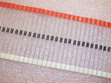 QTY 100 SB160 GENERAL INSTRUMENTS 1A 60V SCHOTTKY BARRIER DIODES DO-204AL
