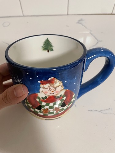 Holiday Mrs Claus Plate & Mug Set Becca Barton Certfifed Intl Ceramic Christmas - Bild 6 von 7