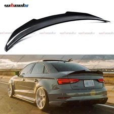 FOR AUDI A3 S3 RS3 SEDAN CARBON FIBER PSM STYLE HIGHKICK TRUNK SPOILER 2014-2020