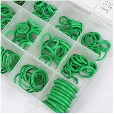 Car O Rings A/C System Seal Gasket Washer Rubber Kit 18 Sizes O-Ring Green x270