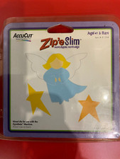 Accucut Christmas Angel & Stars Die Cutter,Sizzix Compatible & Other Machines