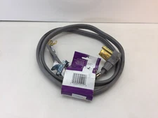 Smart Choice 6' 30-Amp 3-Prong Dryer Cord Required for Hook-Up (53055-1014)