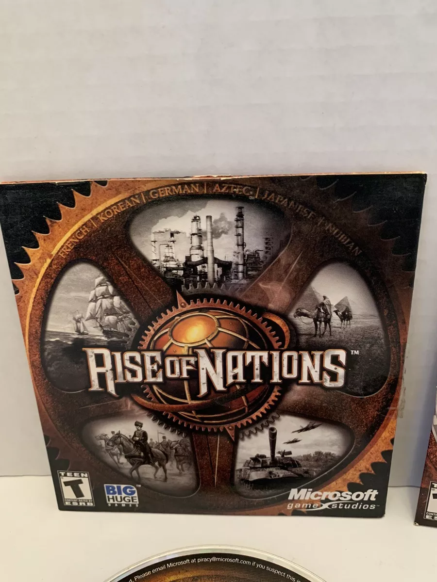 Rise Of Nations + Rise Of Nations: Thrones & Patriots - Pc 