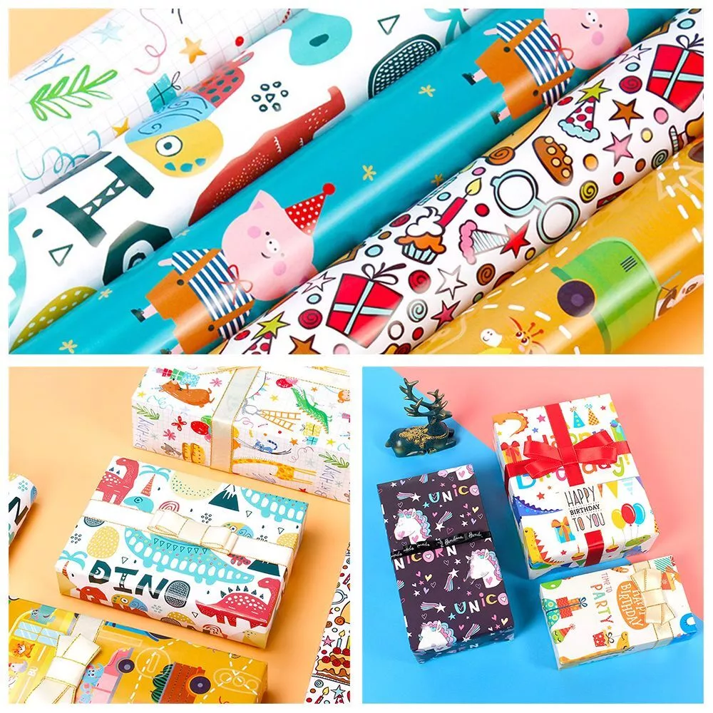Animal Birthday Gift Gift Wrapper Box Packaging Paper Gift