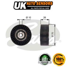 Fits XF Freelander Mondeo Gates Drive Belt Deflection Guide Pulley -3960