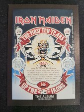 1991 Brockum Rockcards IRON MAIDEN STICKER Eddie THE ALBUM card