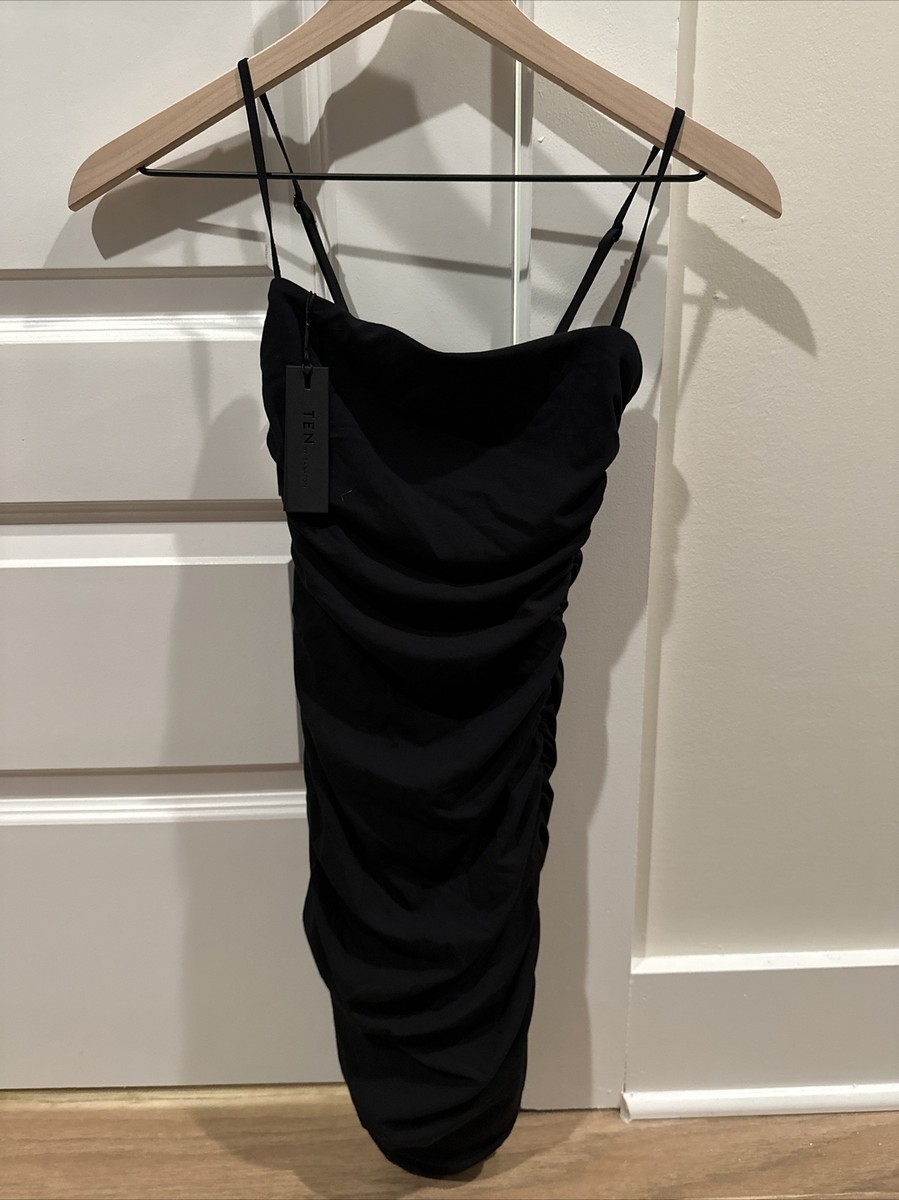 Aritzia Ten By Babaton Possession Dress Black 2XS | eBay