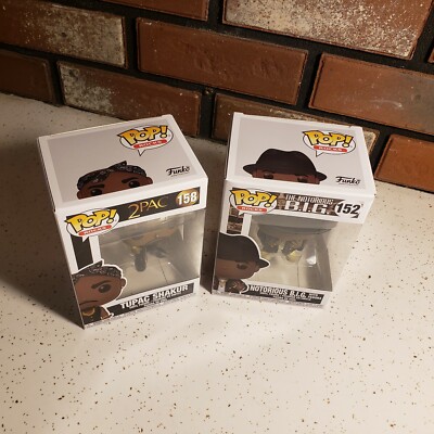 Funko Rocks: POP! Notorious B.I.G. and Tupac Collectors Set - New