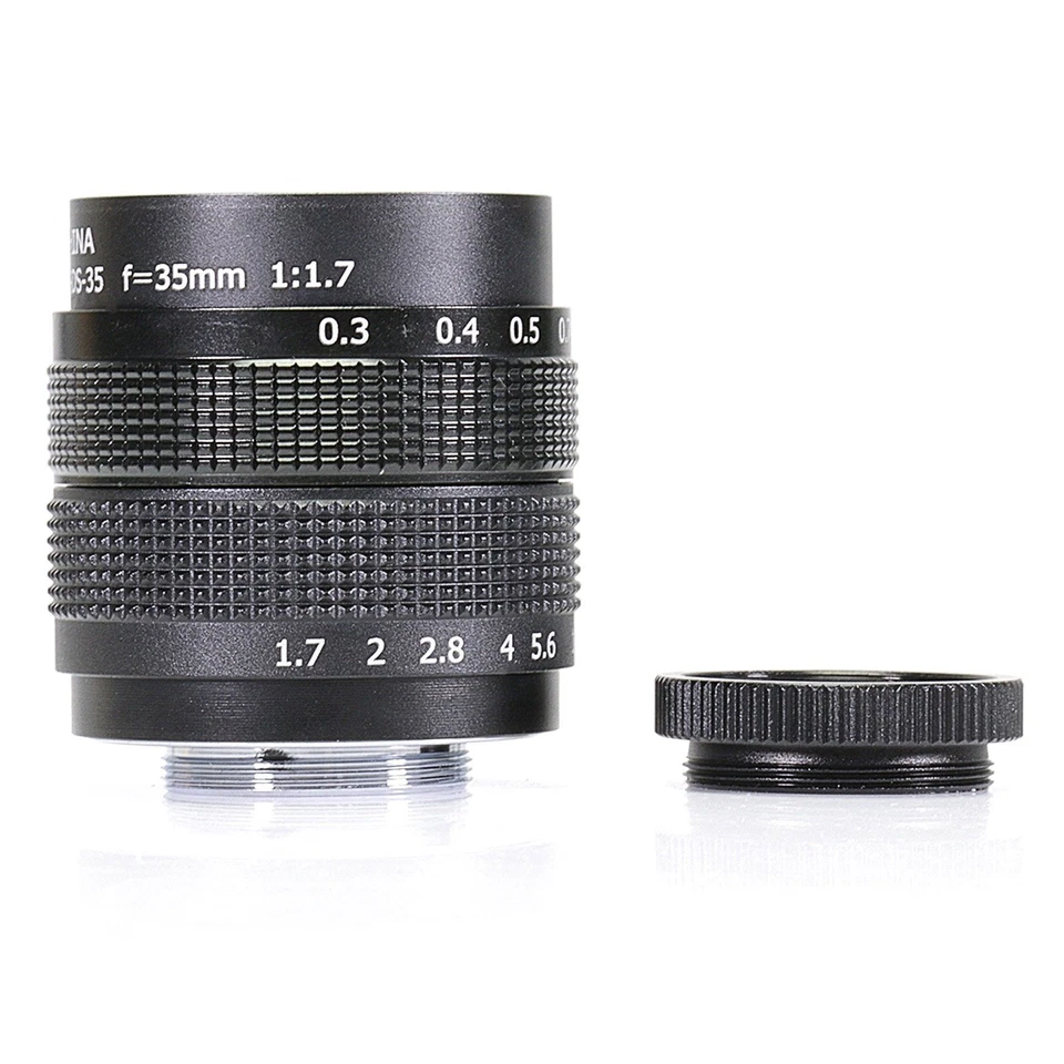 Fujian 35mm f/1.7 CCTV cine lens for Micro Four Thirds M4/3 / MFT Mount Camera - Image 3 of 4