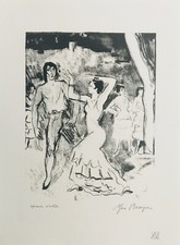 Yves BRAYER - "Lifar et Térésina" - 1969 - Lithographie originale signée