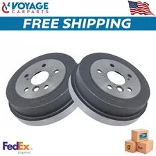 Rear Brakes Brake Drums Pair For 1992-2006 Toyota Camry Solara