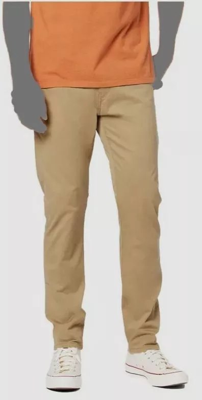 Pantalon homme Dockers beige coupe jean Supreme Flex coupe slim taille 36W/34L