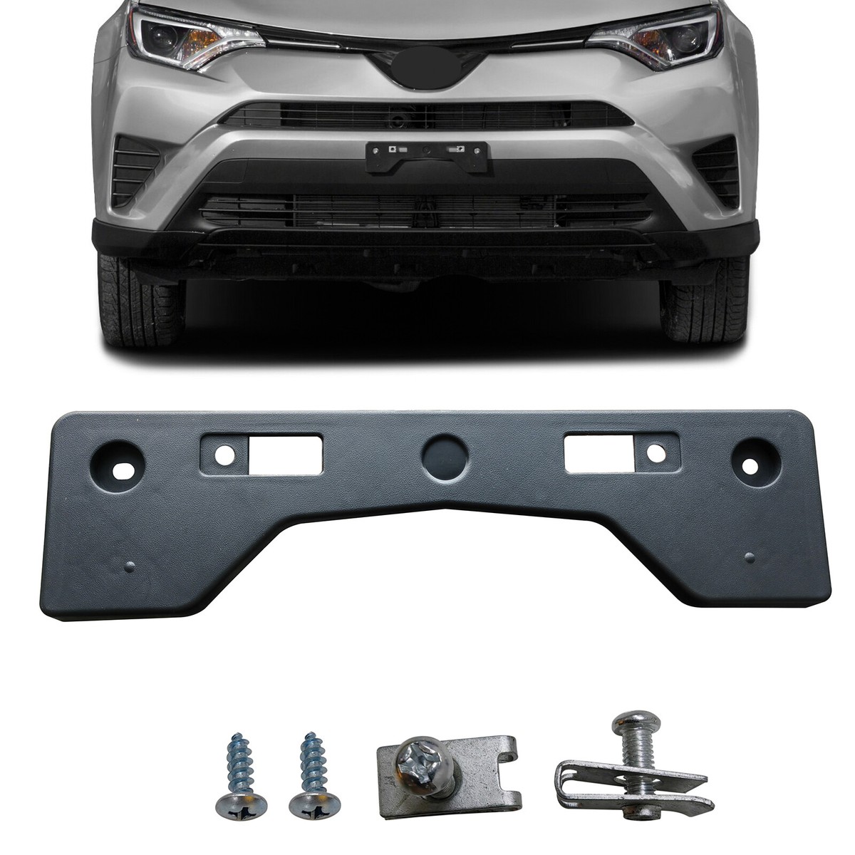 For 2016-2018 Toyota RAV4 Front License Plate Frame Holder