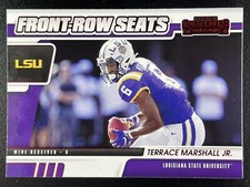 2021 Panini Contenders Draft Picks #13 Terrace Marshall Jr. Front-Row Seats Red