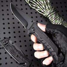 8" SPRING OPEN ASSISTED TACTICAL FOLDING POCKET KNIFE EDC Blade Tactical Tool US