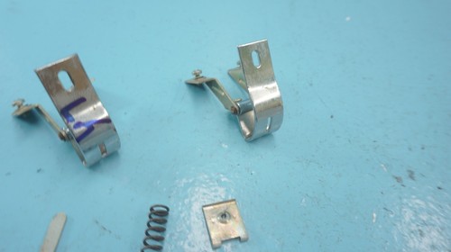 MERCEDES--BENZ W109 300SEL W108 , GLOVE BOX HINGE CHROME SET , OEM , - Picture 6 of 11