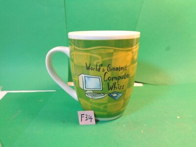World's Greatest Computer Whizz Coffee Mug, H&H History & Heraldry (Used/EUC)
