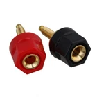 Binding Post Speaker Cable Audio Amplifier Terminal Plug 4mm Banana Jack Adapter