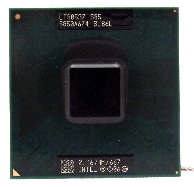 Intel 2.16GHz Celeron 585 CPU LF80537NF0481M TOSHIBA SATELLITE series V000131350 - Image 3 of 3