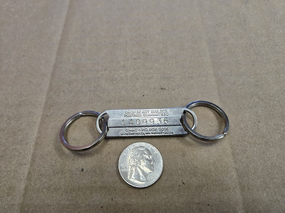 GMAC Financial Services Chevy GMC GM Vintage Keychain Key GMAC Financial Services Chevy GMC GM Vintage Keychain Key