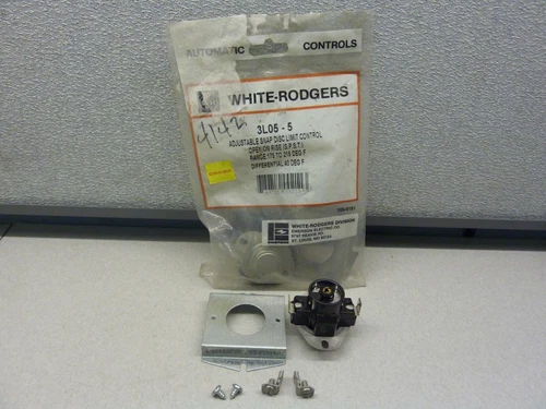 WHITE RODGERS  3L05-5  ADJUSTABLE SNAP DISC LIMIT CONTROL 175F/215F  #21481