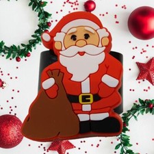 Christmas Santa Scout Woggle / Slide for Necker / Scarf