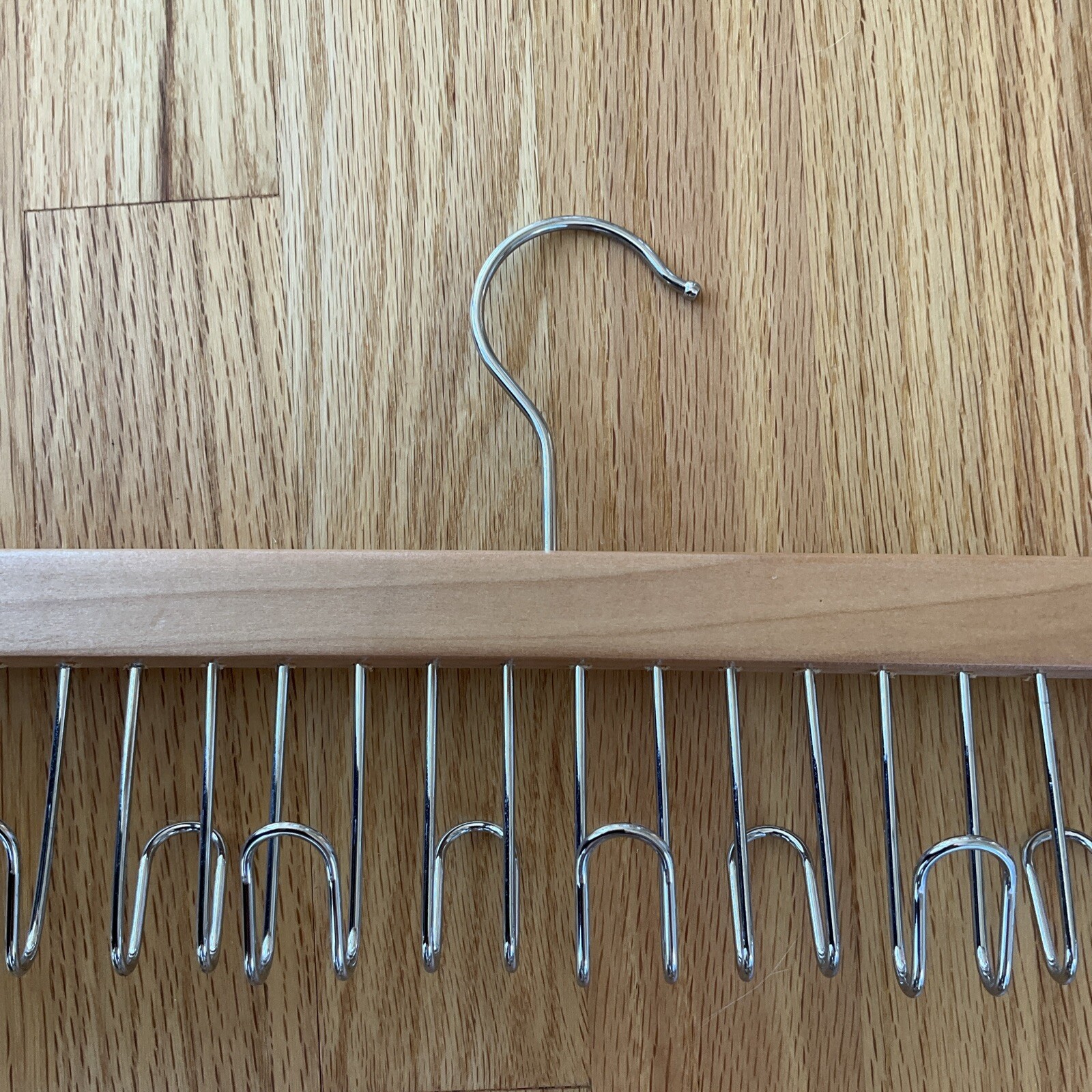 Wooden Tie Hanger Multi-function Rack Organizer Belt Holder Necktie Storage Rack