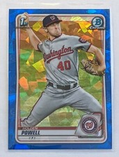 2020 Bowman Chrome Draft Sapphire Holden Powell 1st Bowman Washington Nationals