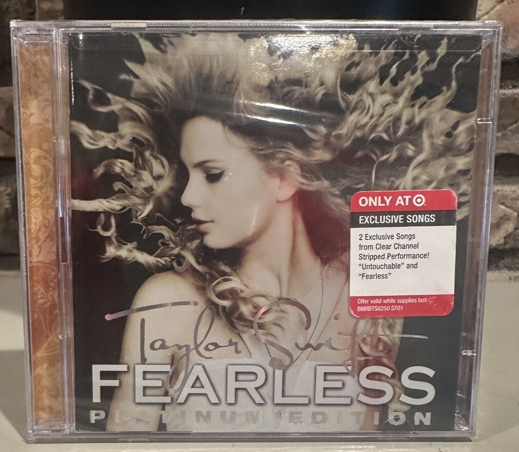 Taylor Swift FEARLESS Platinum Edition 2009 TARGET EDITION CD & DVD Sealed NEW