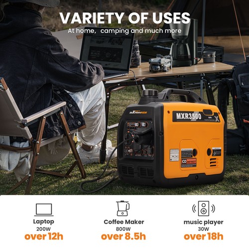 3000W Portable Inverter Generator Super Quiet for Camping Outdoor Party SALE - Picture 4 of 12