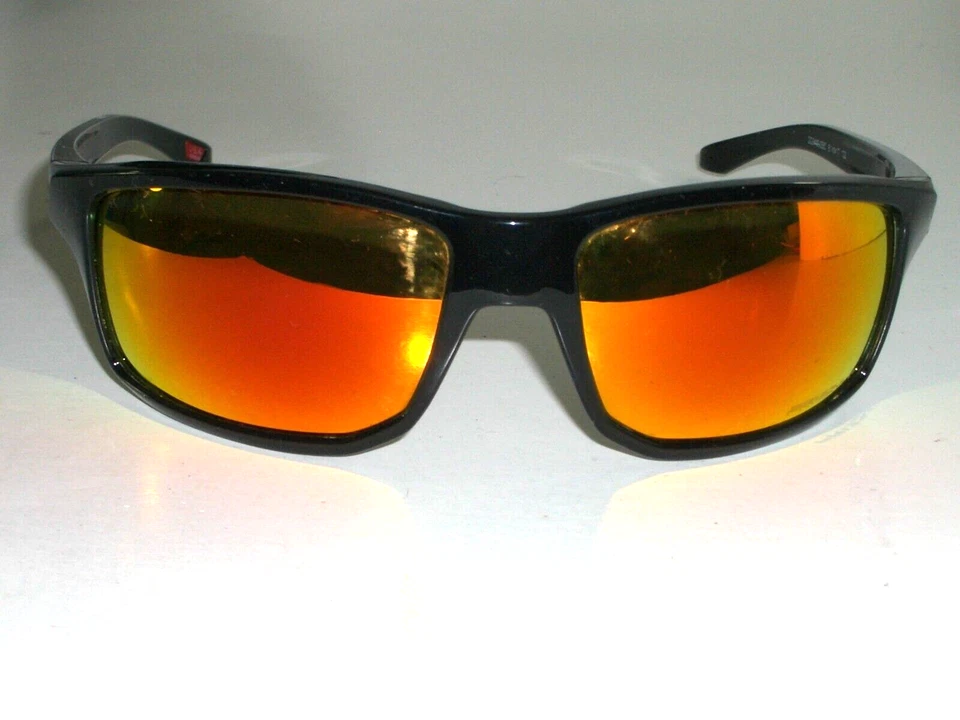OAKLEY OO9449-0560 61[]17 132 ORANGE MIRROR/FLASH POLARIZED WRAPS SUNGLASSES - Image 3 of 4