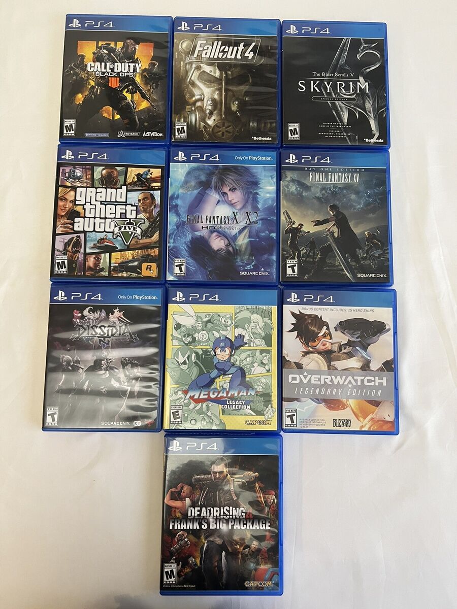 Sony Playstation 4 Ps4 games bundle lot 10 Great Condition Call Of Duty GTA  V