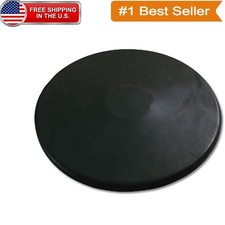 Nelco 1K Black Rubber Discus - Ideal for High School and Middle School Training