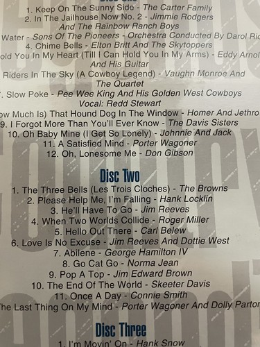 COUNTRY LEGENDS Vol 2 - 3 CD Set - New Sealed 18 Number 1 hits - Picture 4 of 5