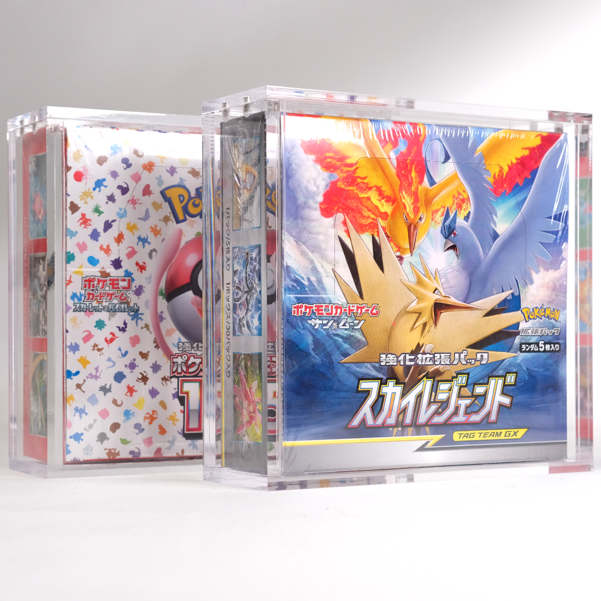 Pokemon Upc Protector Case Clear Magnetic Acrylic Display Case For 30  Japanese 151 Pokemon Card Bags - Teak Case Pokemon Card Case