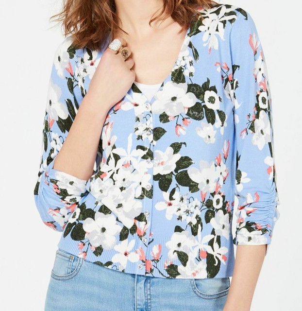 floral print cardigan sweaters