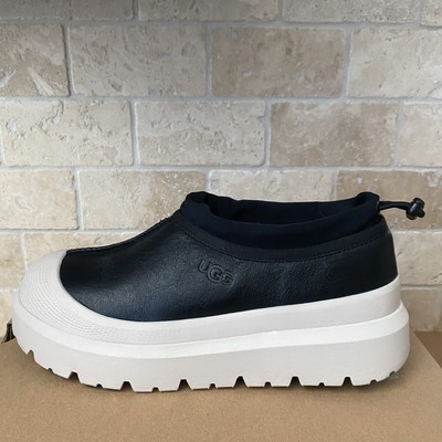 UGG TASMAN WEATHER HYBRID ALL GENDER BLACK LEATHER SLIPPER  display picture 1