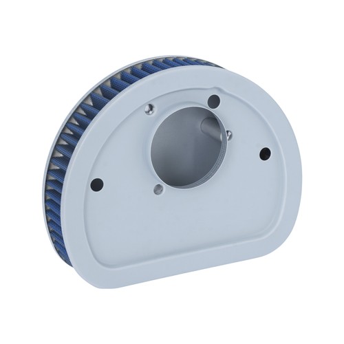 Blue Air Filter Cleaner Element Replacement Fit For Harley Touring Dyna 2000-17 - Picture 4 of 10