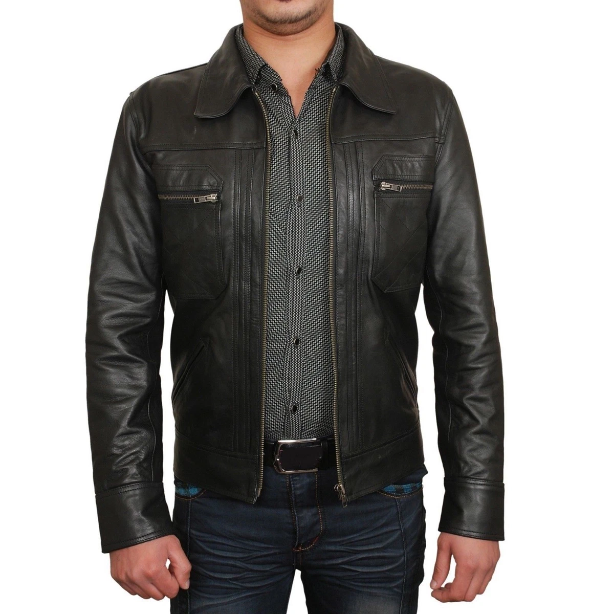 New store leather jacket