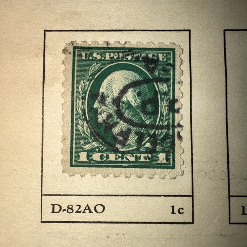 USA 1912 - 1915 POSTAGE STAMPS SMALL COLLECTION PAGE 1 - Picture 15 of 23