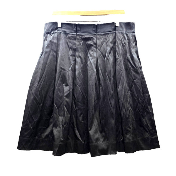 Target Skirt Womens A-line Size 14 Black Satin Knee Length
