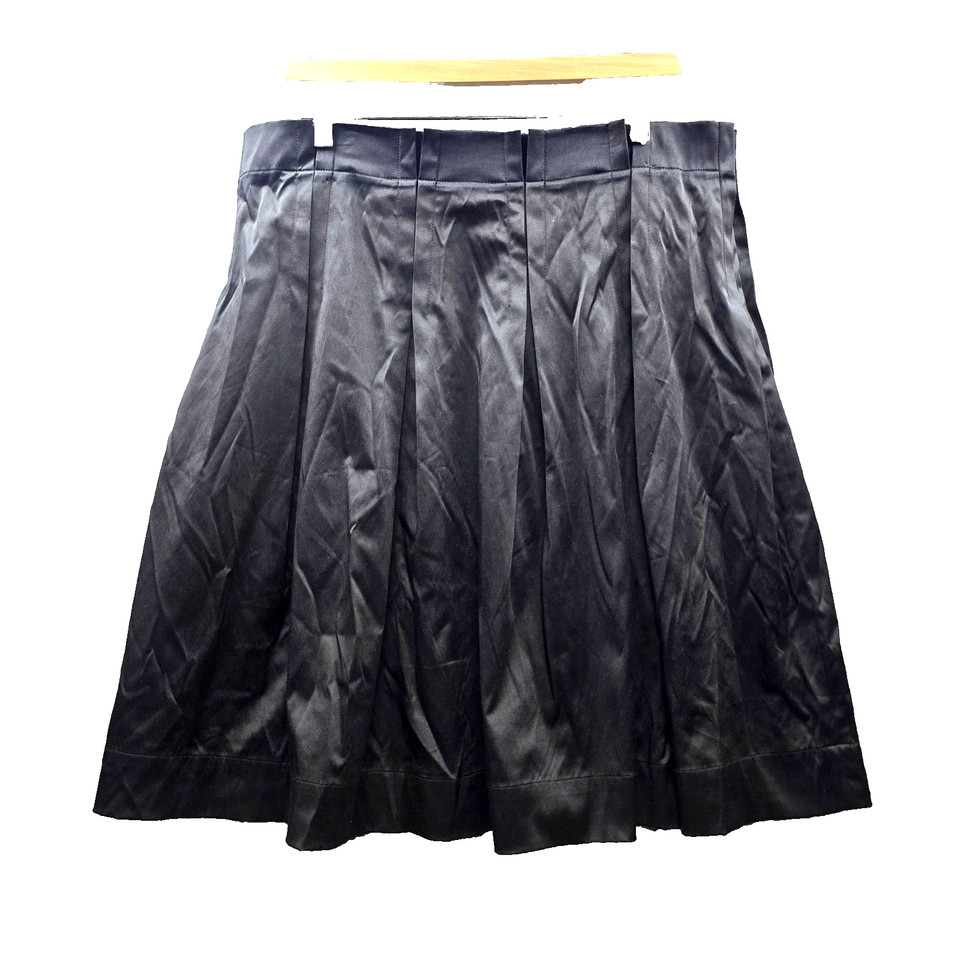 Target Skirt Womens A-line Size 14 Black Satin Knee Length