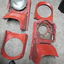 1965 1966 MINT UNBROKEN Ford Mustang Headlight Bucket Assembly RH  LH pair