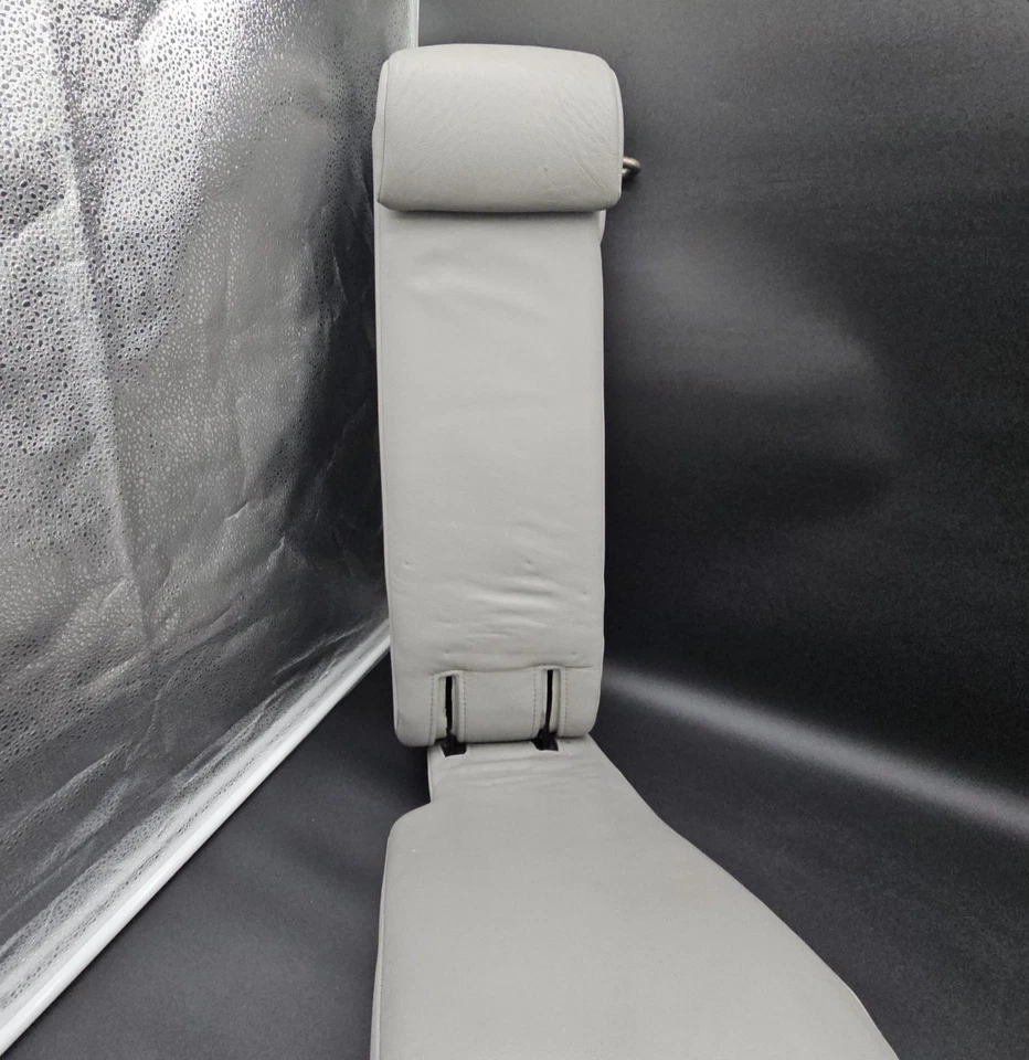 Assento de salto médio Toyota Highlander segunda fila couro cinza cinza fabricante de equipamento original 2008 - 2013 - Imagem 2 de 4