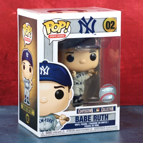 Funko Pop New York Yankees 2 Babe Ruth Cooperstown Collection MLB 2019 Protector
