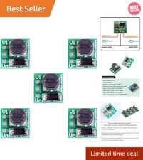 Compact 5PCS Voltage Boost Converter Modules: 0.9-5V to 5V, High Efficiency